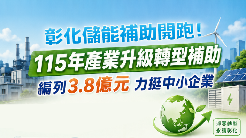 You are currently viewing 115年彰化產業升級轉型補助開跑囉~